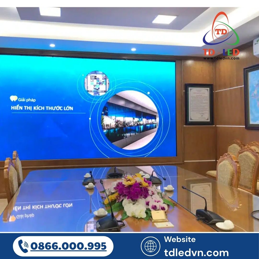 CÔNG TY TNHH THƯƠNG MẠI VÀ DỊCH VỤ GIẢI PHÁP CÔNG NGHỆ TD VIỆT NAM – Đơn vị hàng đầu trong tư vấn, lắp đặt màn hình LED cho văn phòng, hội trường, showroom và phòng họp cao cấp.