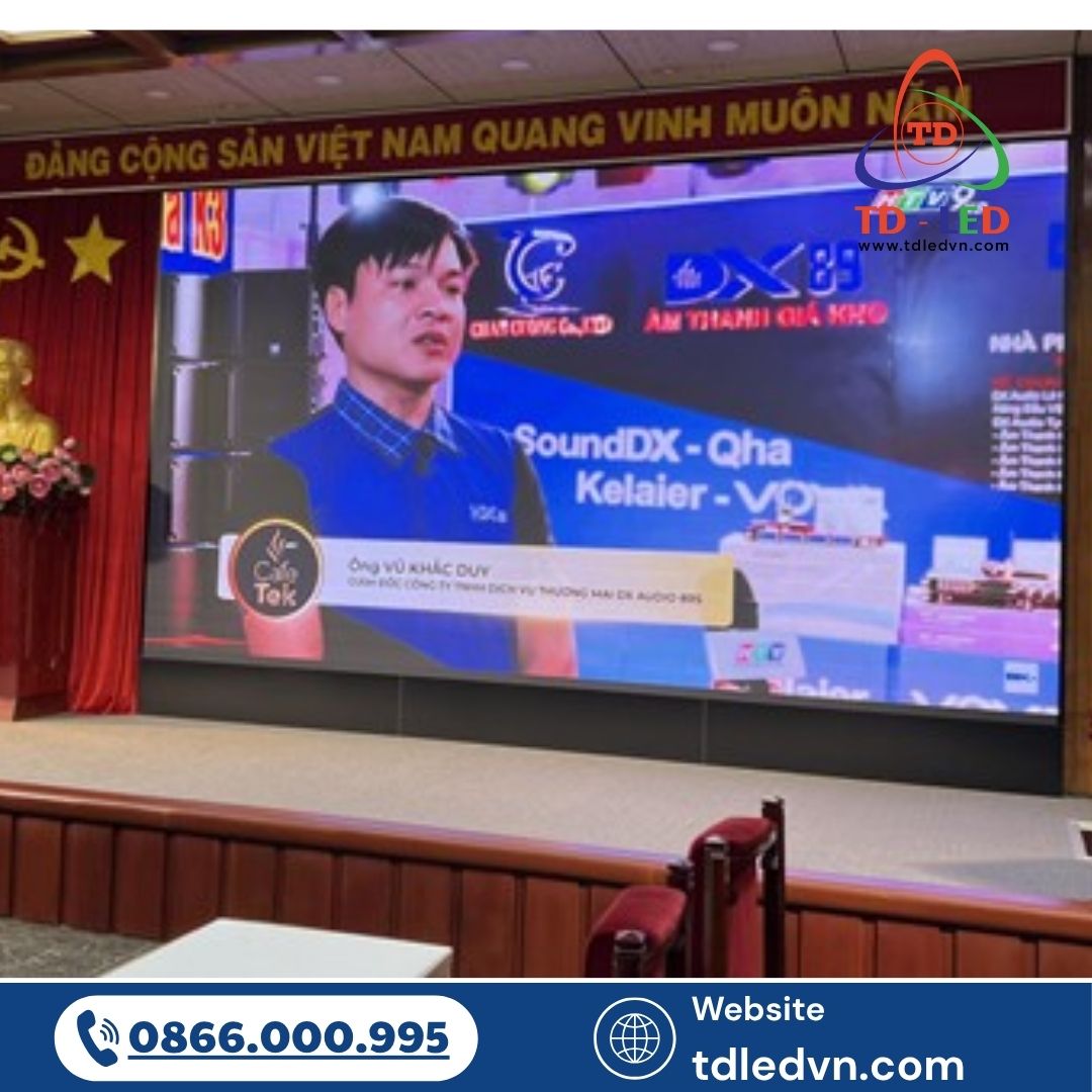 Màn hình LED hội trường không còn là xu hướng, mà đã trở thành tiêu chuẩn thiết yếu trong các công trình hiện đại.