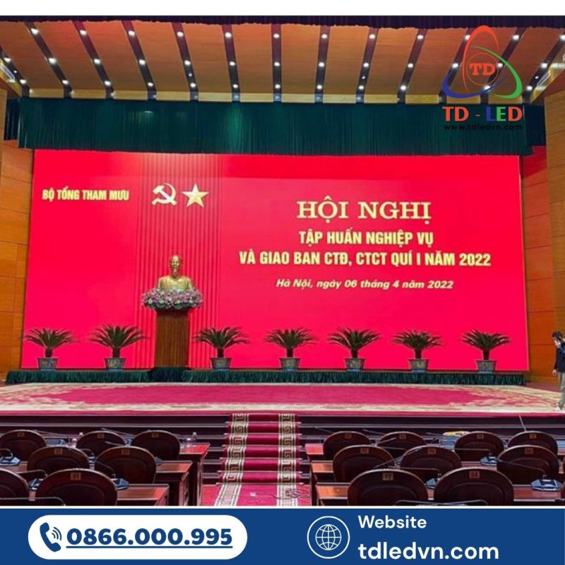 CÔNG TY TNHH THƯƠNG MẠI VÀ DỊCH VỤ GIẢI PHÁP CÔNG NGHỆ TD VIỆT NAM là đơn vị đi đầu trong lĩnh vực cung cấp và thi công màn hình LED hội nghị trọn gói – từ thiết kế nội dung đến thi công, vận hành.